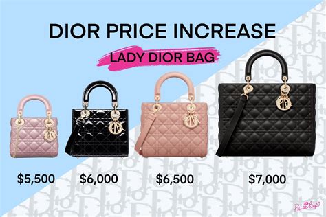 big lady dior|lady dior bag price list.